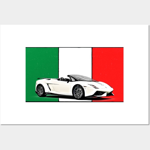 Gallardo Sypder Italian Print Wall Art by Auto-Prints